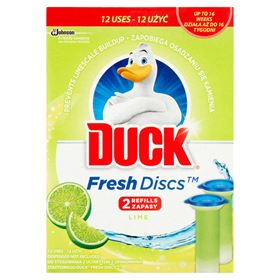 DUCK FRESH DISCS LIME TOILET GEL DISK NACHFÜLLUNG 72ML (2 NACHFÜLLUNGEN)