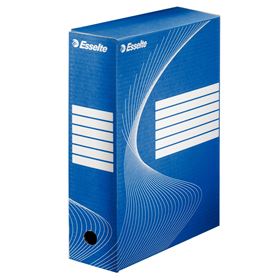 ESSELTE ARCHIVBOX BLAU 100 MM