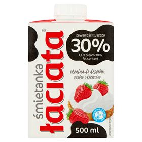 ŁACIATA UHT-CREME 30 % 500 ML 4 STÜCK