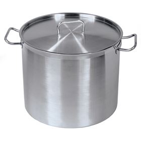 HENDI PANELA ALTA COM TAMPA 837405 28 CM 13,5 L