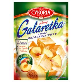 GELATINĂ DE CICOARE CU AROMĂ DE PIERSICĂ 75 G