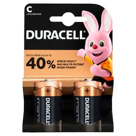 DURACELL C/LR14 ALKALIN-BATTERIEN 2 STK