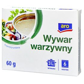 ARO GRØNTSAGSBOUILLON 60 G 12 STK