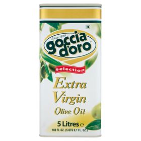 GOCCIA D'ORO VIRST MINYAK ZAITUN DITEKAN 5 L