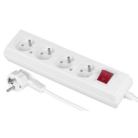 ELEKTROTAAJ 4-VÝVODOVÉ PRODLOUŽOVACÍ KABLO S VYPÍNAČEM 3 M