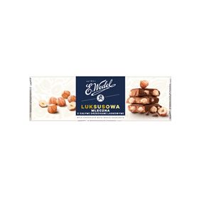 E.WEDEL LUXUS-MILCHSCHOKOLADE MIT GANZEN NÜSSEN 220 G