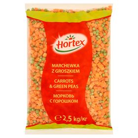 HORTEX CARROTS WITH PEAS 2.5 KG