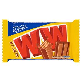 E.WEDEL WW VIER WAFFELN ETIKETTIERT MIT ERDNUSSCREME IN MILCHSCHOKOLADE 47 G 24 STÜCK