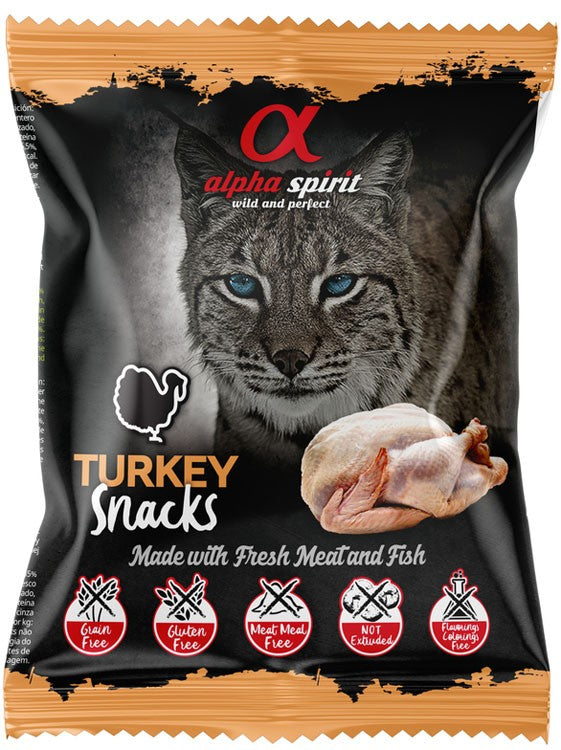 Snackové kostky pro kočky Krůta [J20 1] 50g - ALPHA SPIRIT