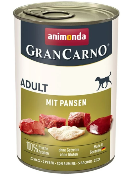 GranCarno Original Adult Schweinefleisch mit Kutteln 400g - ANIMONDA
