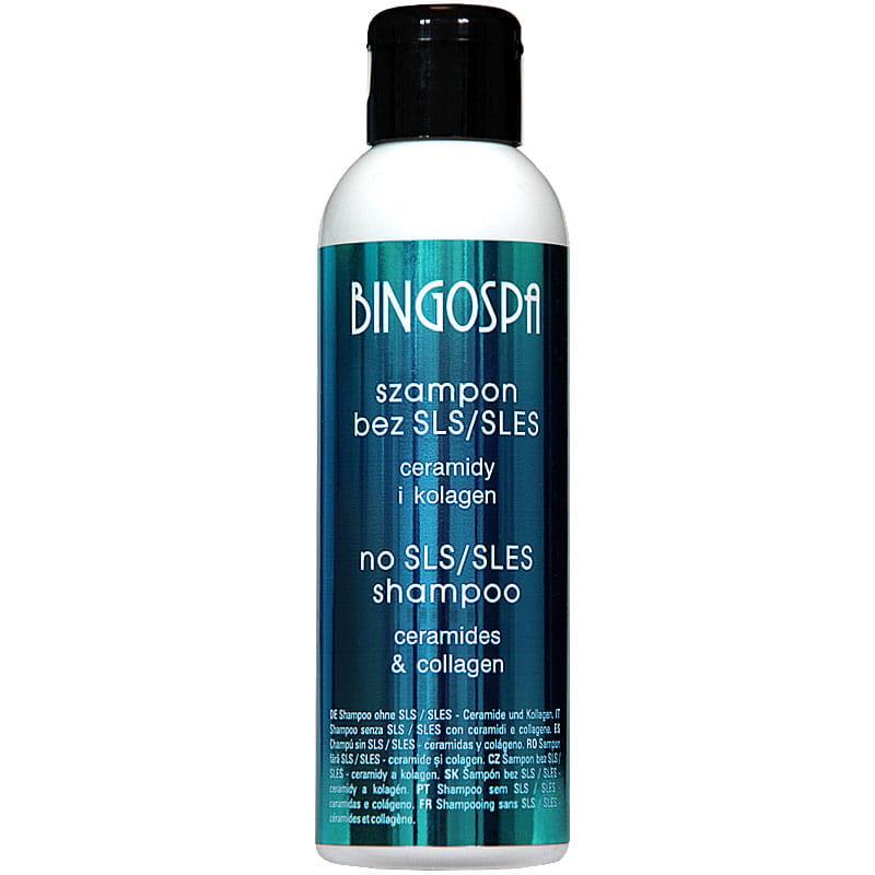 Collagen shampoo without SLS nourishes and moisturizes BingoSpa