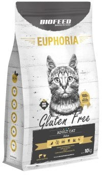 Euphoria ADULT CAT Kornfrit kylling & kartoffel 10kg - BIOFEED