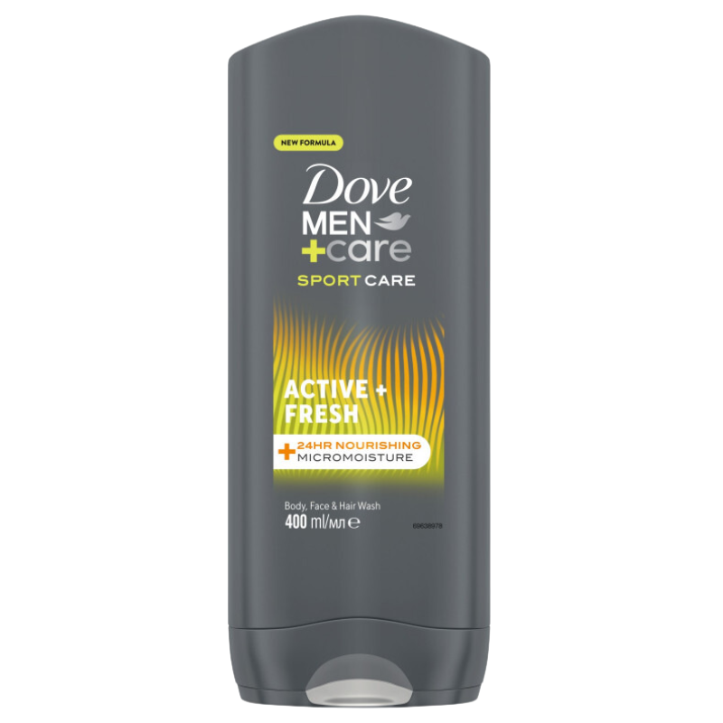 DOVE MEN+CARE SPORT ACTIVE+FRESH DUSCHGEL 400ML