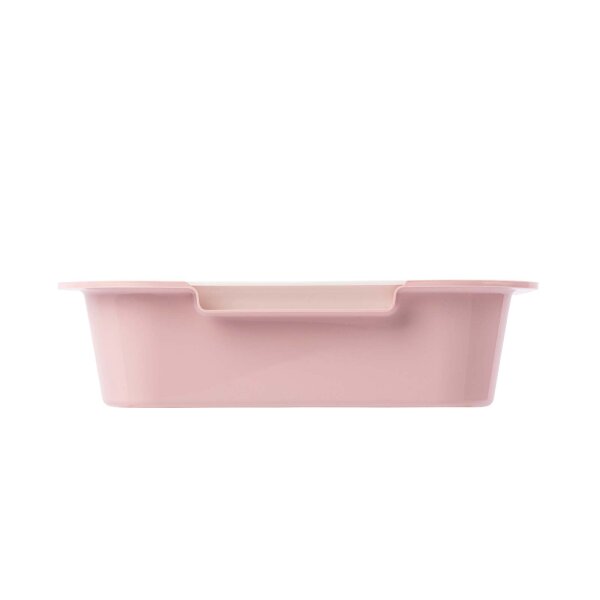 BAC 1 bac à litière, rose, 40 x 30 x 10 cm [86130] - KERBL