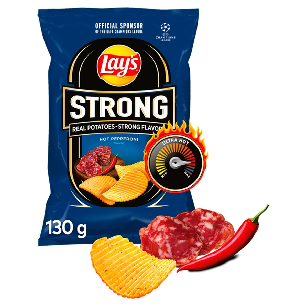 Khoai tây chiên Lay's vị ớt cay mạnh Frito-Lay 130g
