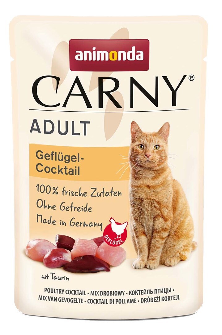 Carny Adult Poultry Cocktail Pouch 85g - ANIMONDA
