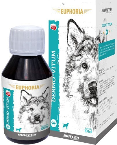 EUPHORIA Dermo-Vitum für Hunde 100ml - BIOFEED