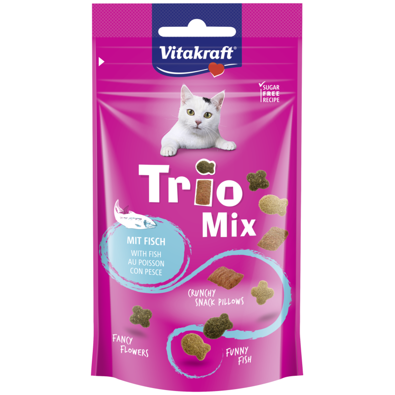 TRIO MIX Katzensnack Fisch 60g - VITAKRAFT