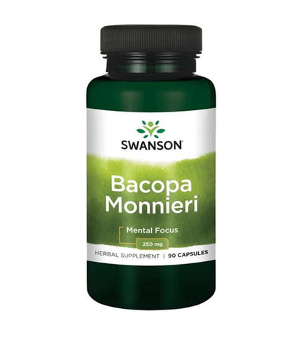 Kleinblättriges Bacopa 250 mg Bacopa monniera 90 Kapseln SWANSON