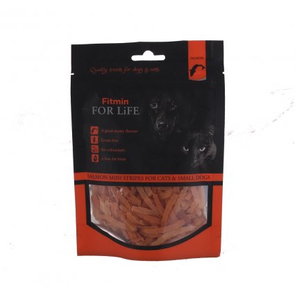 FFL dog&cat Leckerli Lachs Ministreifen 70g - FITMIN