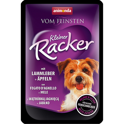 Vom Feinsten Kleiner Racker Tütchen mit Lammleber und Apfel 85 g - ANIMONDA