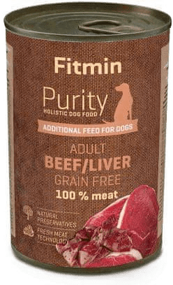 Hund Reinheitsdose Rind mit Leber 400g - FITMIN