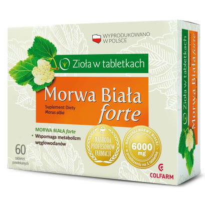 Weiße Maulbeere FORTE 6000 mg 60 Tabletten COLFARM