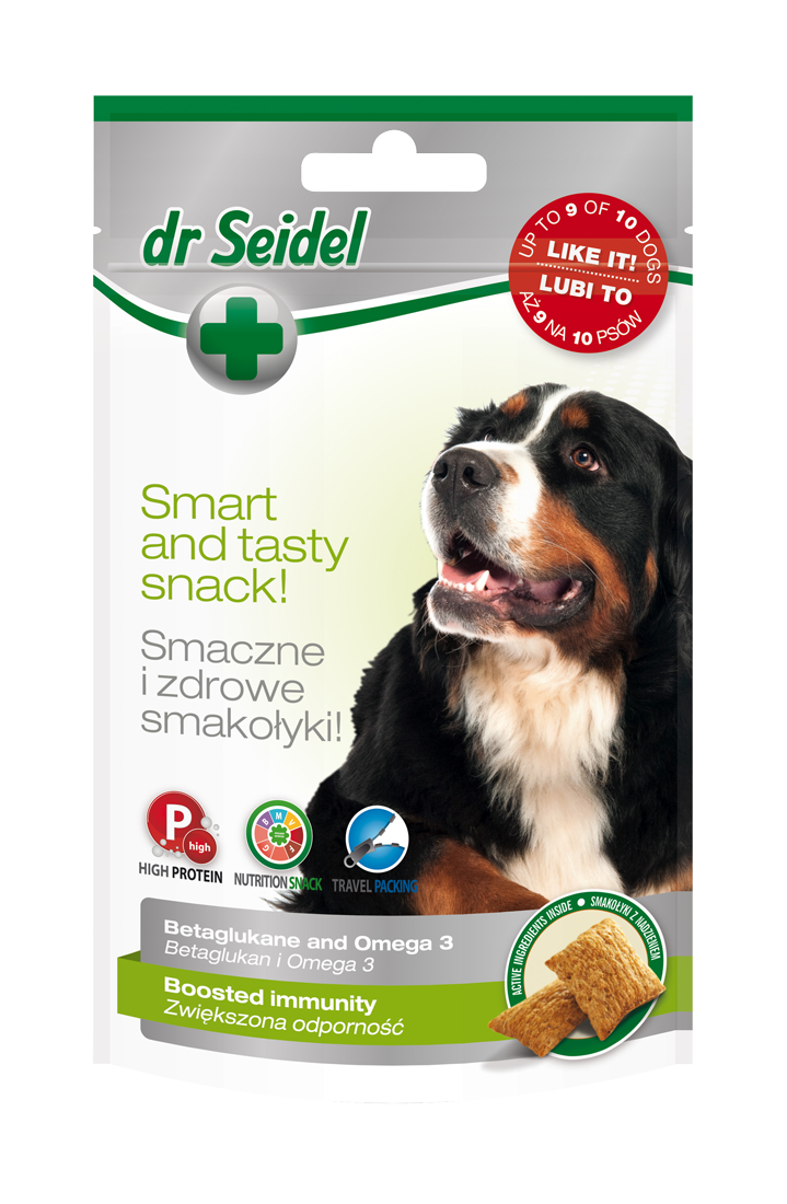 Snacks zur Stärkung der Immunität mit Beta-Glucan für Hunde 90 g - DR SEIDEL