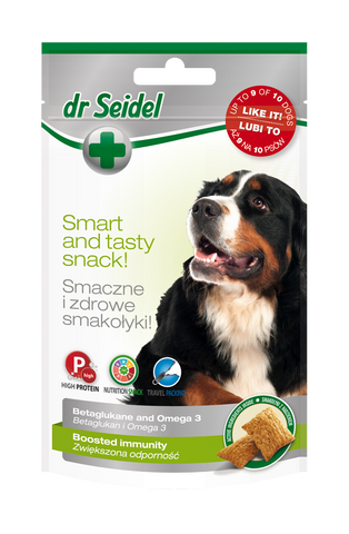 Snacks zur Stärkung der Immunität mit Beta-Glucan für Hunde 90 g - DR SEIDEL