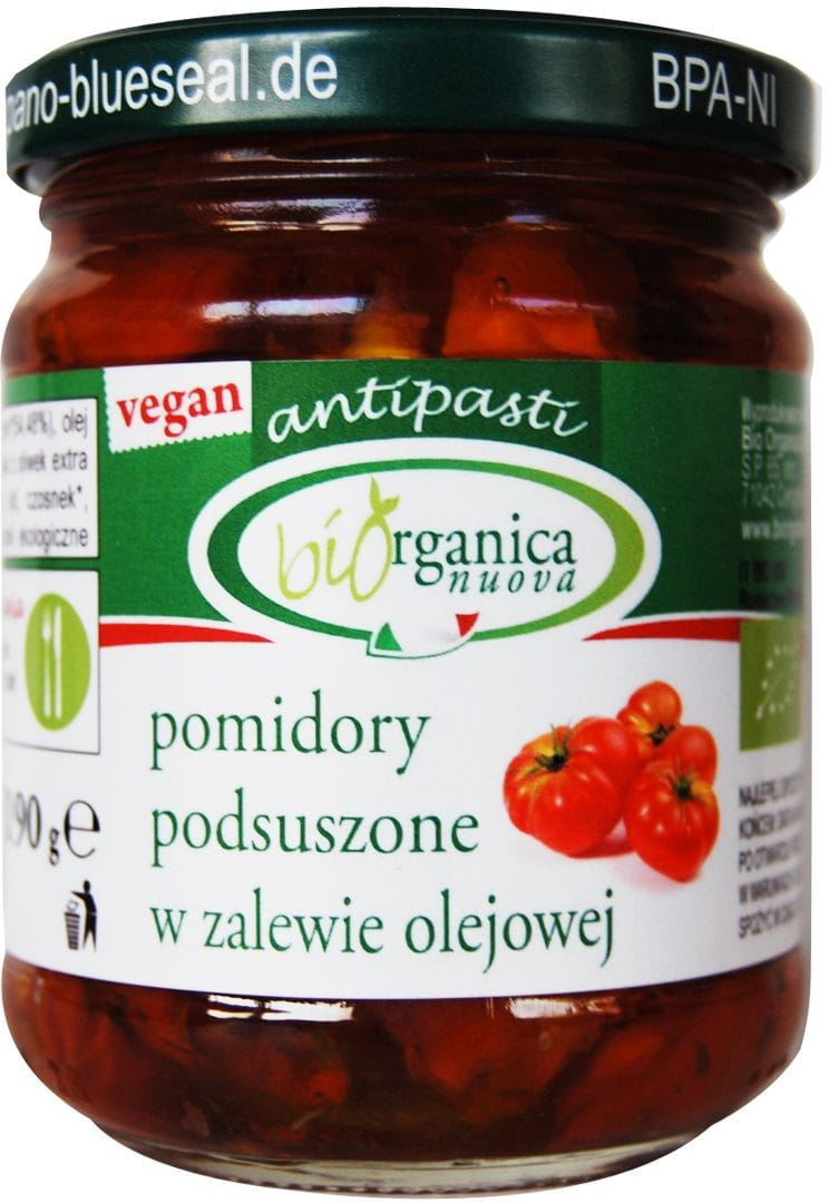 I olja torkade tomater EKO 190 g - BIOORGANICA NUOVA