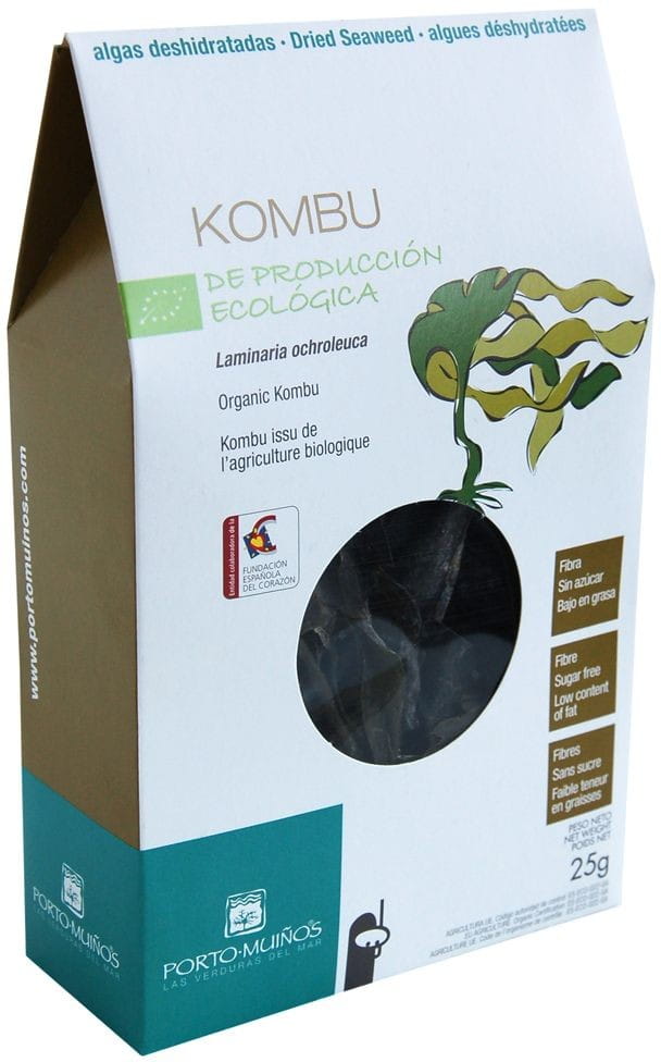 Sušené mořské řasy - Kombu BIO 25 g - PORTO MUINOS