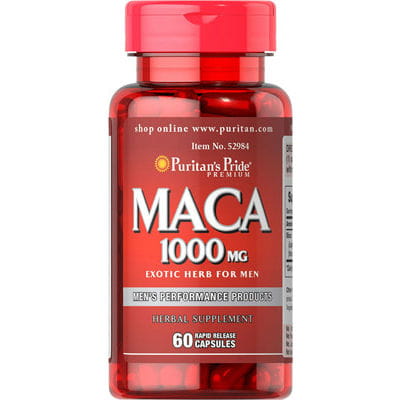 Maca 1000mg 60 Capsules PURITAN'S PRIDE