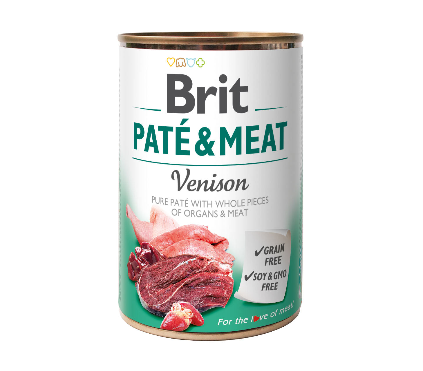 PATE & MEAT VENISON Hundedose mit Wildbret 400g - BRIT