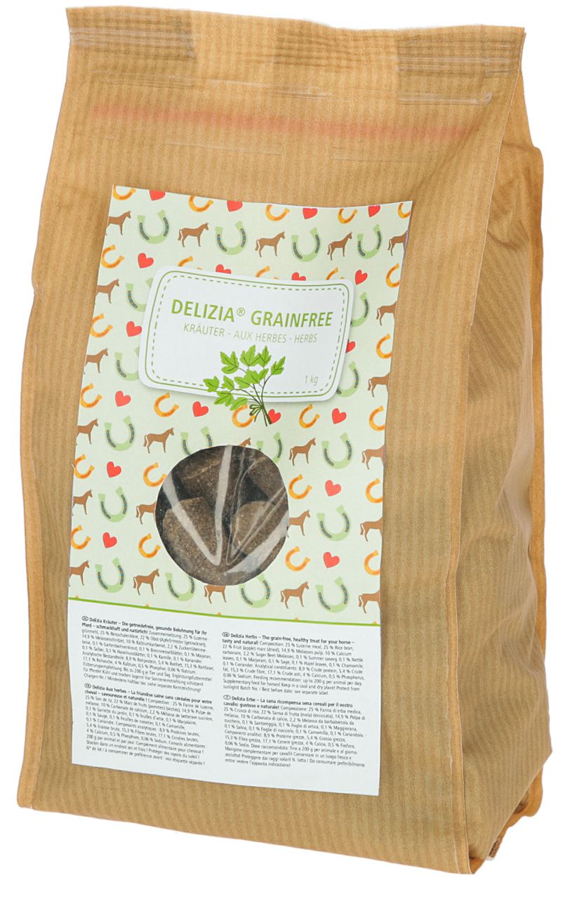 Delizia Getreidefreie Kräutersnacks 1kg [3297688] - KERBL