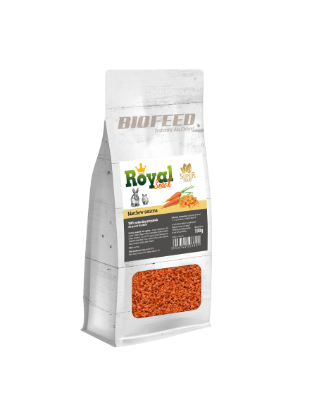 Royal Snack SuperFood - getrocknete Karotte 100g - BIOFEED