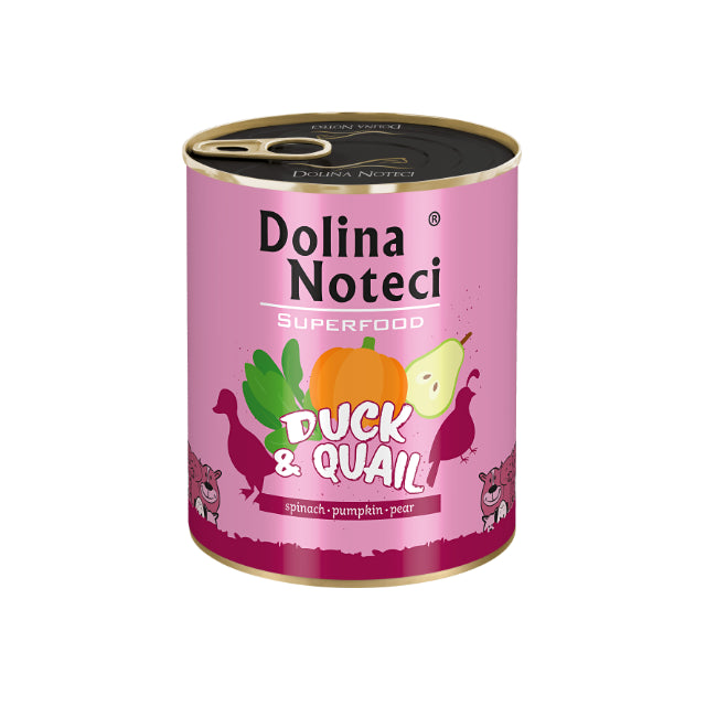 SUPERFOOD Ente mit Wachtel 800g - DOLINA NOTECI