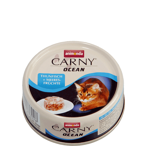 Carny Ocean Dose mit weißem Thunfisch und Meeresfrüchten 80g - ANIMONDA