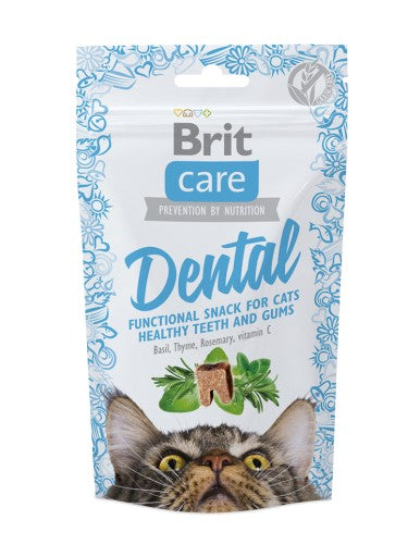 CARE CAT SNACK DENTAL 50g - BRIT