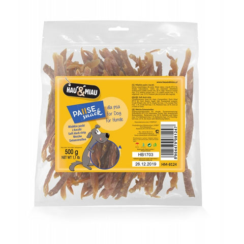 Pausesnack Hundesnack, weiche Entenstreifen 500g [HM-8124] - WOW&MIAU