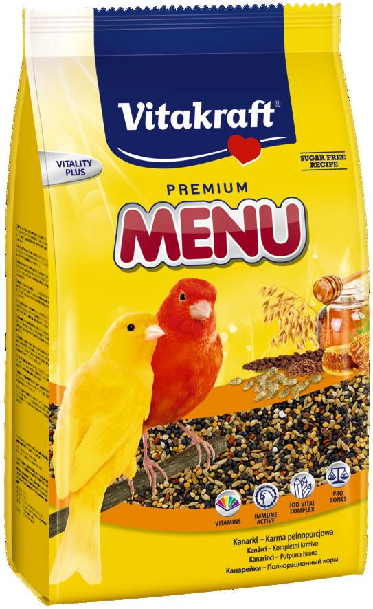 MENU VITAL Honigfutter für Kanarienvögel 500g - VITAKRAFT