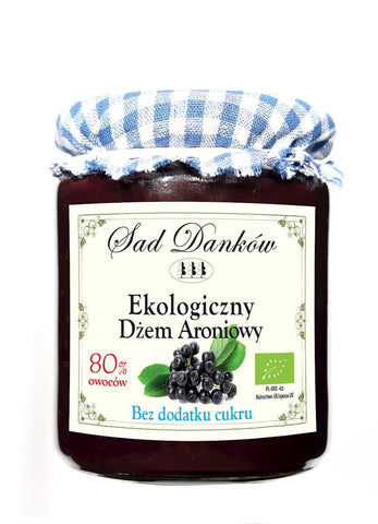 Aroniamarmelade ohne Zucker BIO 260 g - SAD DANKÓW