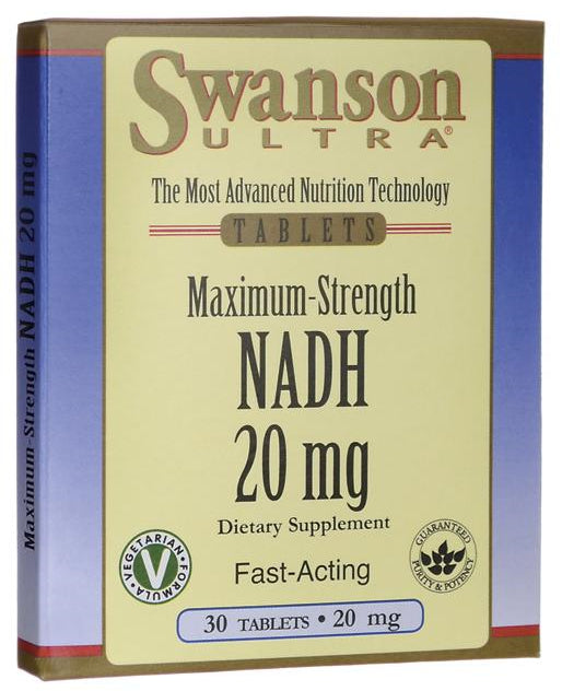 Nadh schnell wirkend 20 mg 30 Tabletten SWANSON