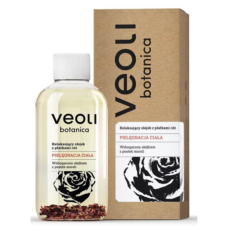 Uvolňující tělový olej s lístky růží 150 ml - VEOLI BOTANICA