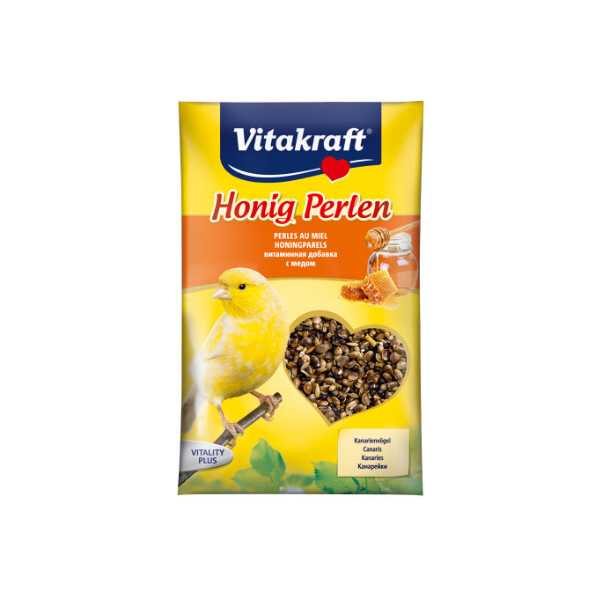 HONIG PERLEN Ergänzungsfutter mit Honig für Kanarienvögel 20g - VITAKRAFT