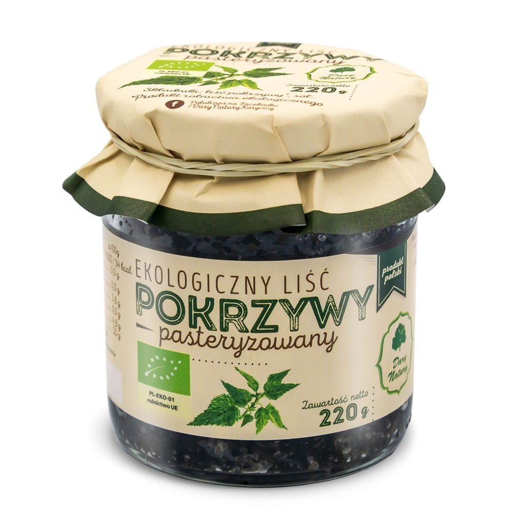 Pasztörizált csalánlevél BIO 220 g - DARY NATURY