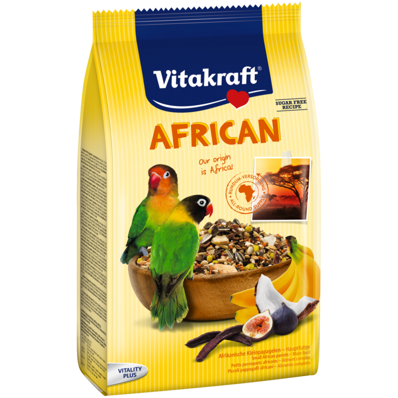 AFRIKANISCHES Futter für afrikanische Papageien 750 g - VITAKRAFT