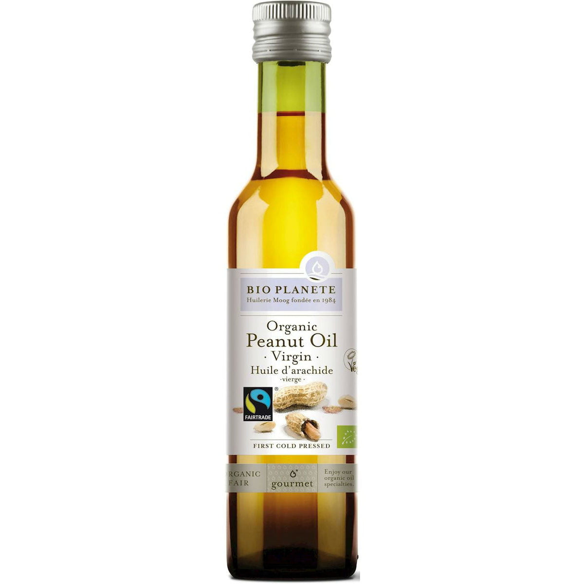 Natives fair gehandeltes Erdnussöl BIO 250 ml - BIO PLANETE