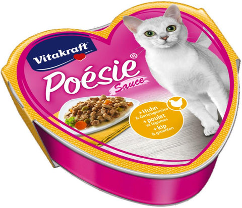 POESIE SAUCE Hähnchen- und Putengericht für Katze 85 g - VITAKRAFT