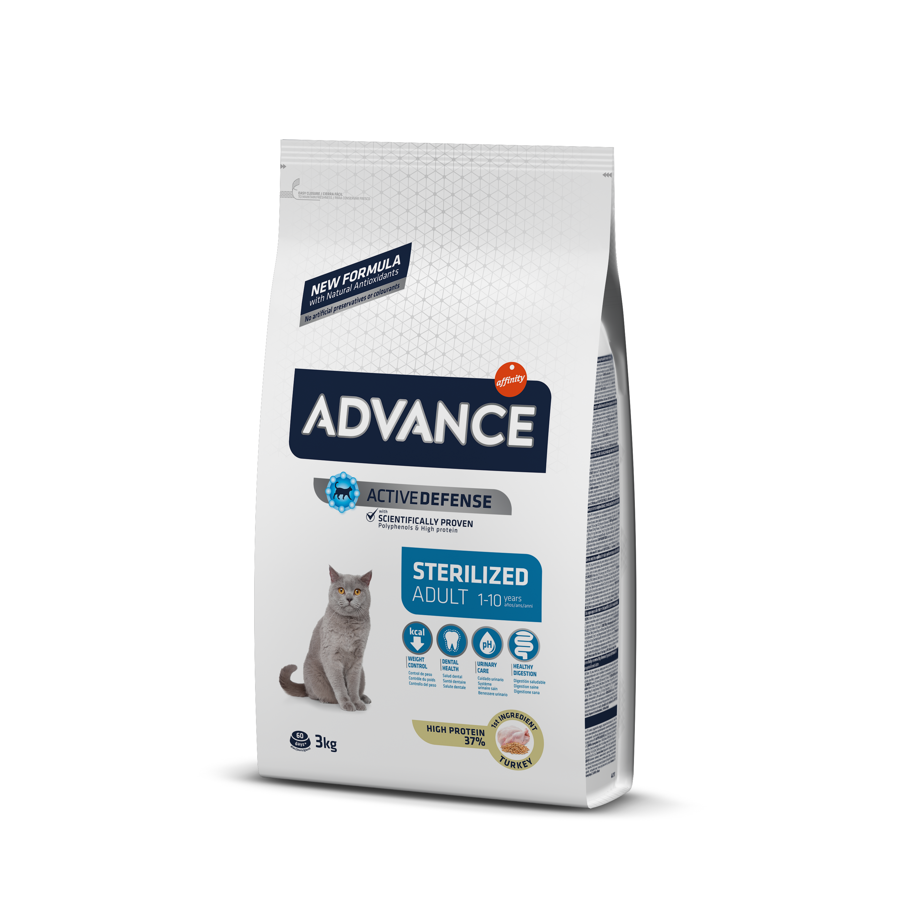 Sterilized Turkey Trockenfutter mit Truthahn für sterilisierte Katzen 3kg [577311] - ADVANCE