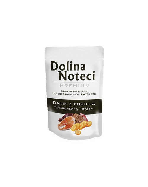 Gericht mit Lachs, Karotte und Reis 300g - DOLINA NOTECI